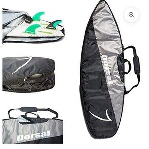 8 Ft Dorsal Travel Shortboard and Longboard Surfboard Board Day Bag Cover
